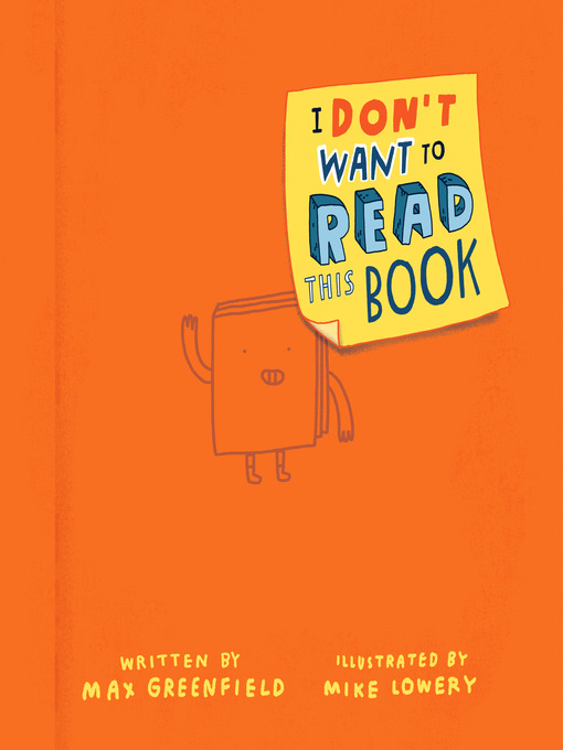 Cover image for I Don't Want to Read This Book